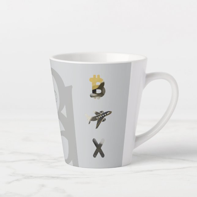 RICH Latte Tasse Abstrakter Trend Innendekoration  (Rechts)