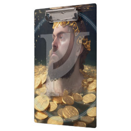 Rich Man Rune Clipboard |Feoh Fehu Viking Anglo Klemmbrett