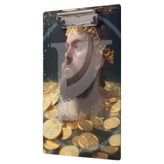 Rich Man Rune Clipboard |Feoh Fehu Viking Anglo Klemmbrett