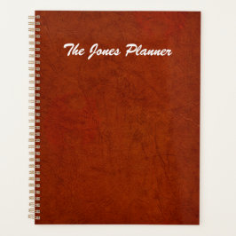 Rich Red Abstrakt Textrahmen Planer