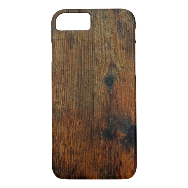 Rich rot alt realistisch aussehen Holz OtterBox iP Case-Mate iPhone Hülle (Rückseite)