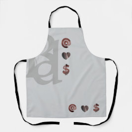 RICH Schürze Abstrakt Trend Decor Powdery