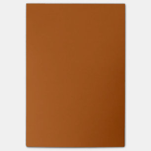 Rich sienna braune Farbe bereit, um die Farbe anzu Post-it Klebezettel