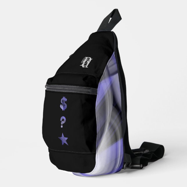 RICH Sling Bag Trend Abstrakt Lavendel Violet (Rechte Ecke)