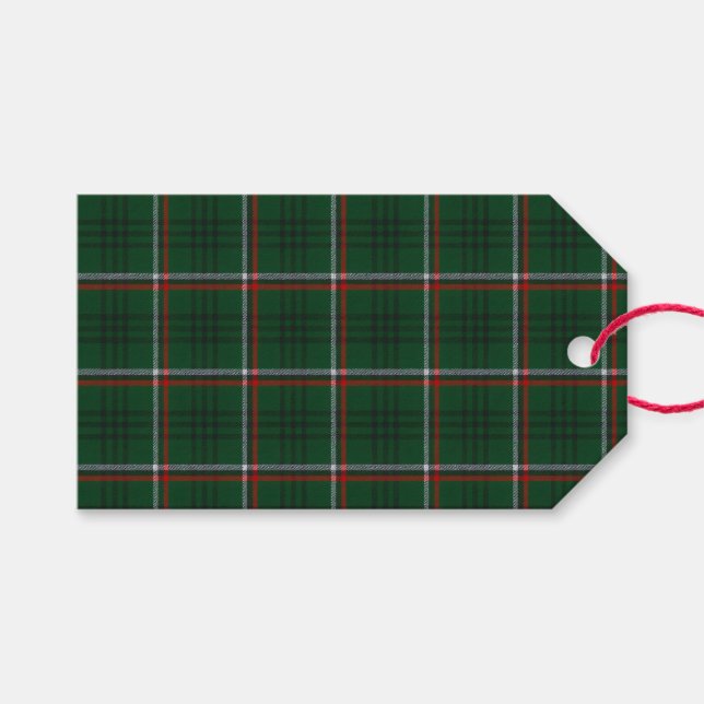 Rich Tartan Geschenkanhänger (Vorderseite (Horizontal))