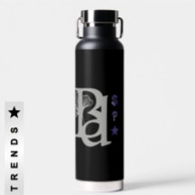 RICH Wasserflasche Abstract Fitness Lavendel Viole