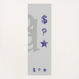 RICH Yoga Mat Fitness Abstrakter Trend Lavender Vi Yogamatte