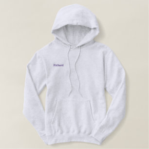Richard bestickte Mans Name, Bestickter Hoodie