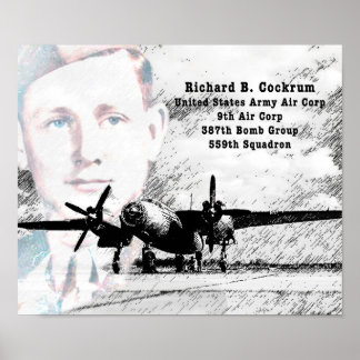 Richard Cockrum Air Force Poster