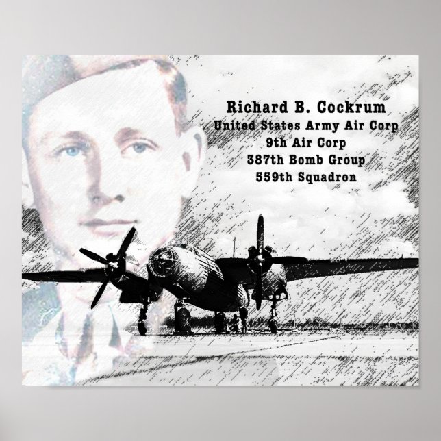 Richard Cockrum Air Force Poster (Vorne)
