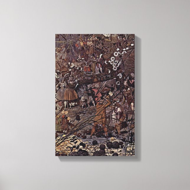 Richard Dadd - The Fairy Fellers Master-Stroke Leinwanddruck (Vorderseite)