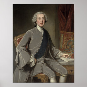 Richard Grenville, Graf-Tempel, c.1760 Poster
