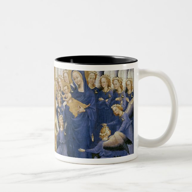 Richard II dargestellt der Jungfrau und dem Kind Zweifarbige Tasse (Rechts)