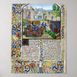 Richard II von England trifft auf die Rebellen Poster