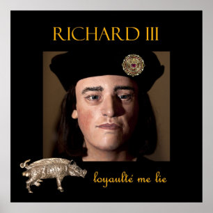 Richard III in den Schatten Poster