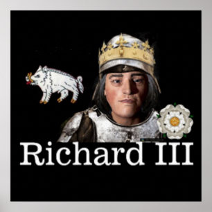 Richard III in Rüstung Poster