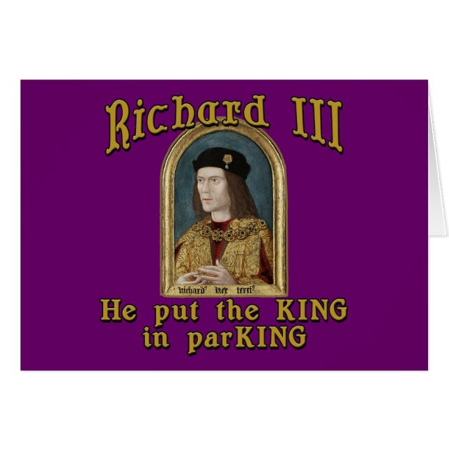 Richard III Mettez le roi dans le tee-shirt ParKIN (Devant horizontal)