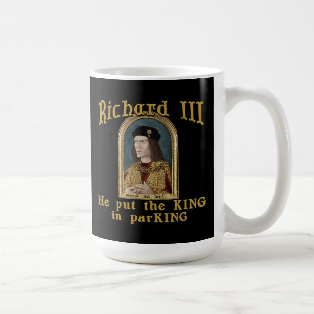 Richard III setzte den König in Parkt-shirt ein Kaffeetasse (Rechts)