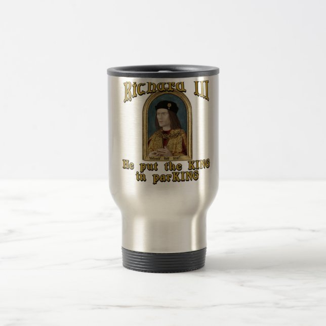 Richard III setzte den König in Parkt-shirt ein Reisebecher (Mittel)