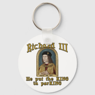 Richard III Stell den König in das ParKING-Hemd Schlüsselanhänger