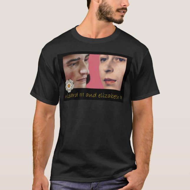 Richard III und junge Elizabeth II T-Shirt (Vorderseite)