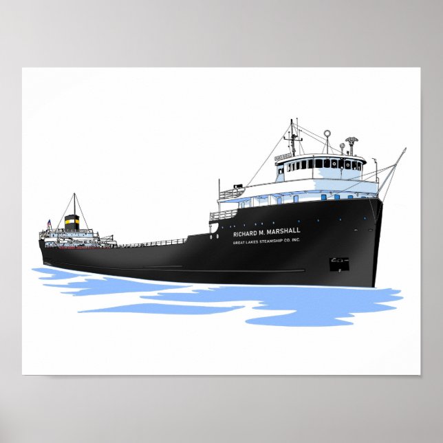Richard M. Marshall, Frachter von Great Lakes Poster (Vorne)