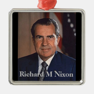 Richard M. Nixon 37. Präsident Ornament Aus Metall