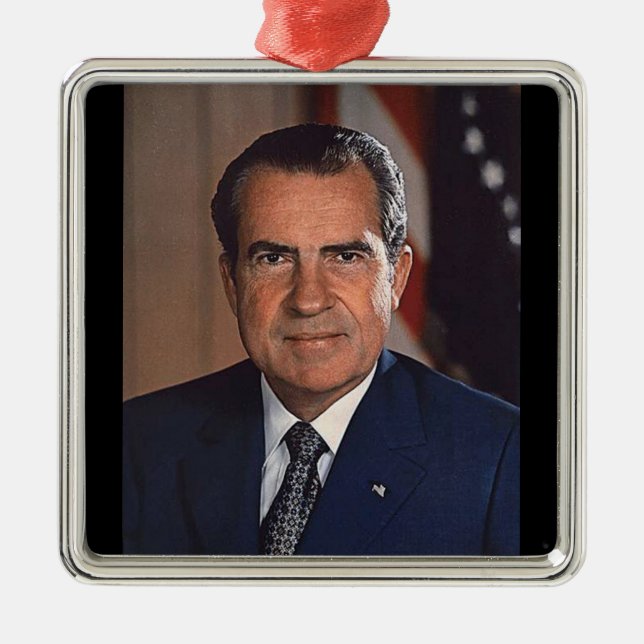 Richard M. Nixon 37. Präsident Ornament Aus Metall (Vorne)
