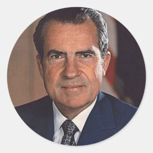 Richard M. Nixon 37 Runder Aufkleber