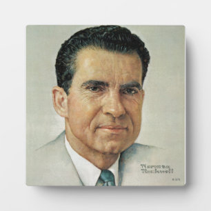 Richard Milhouse Nixon Fotoplatte