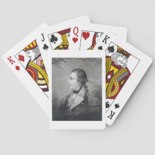 Richard Montgomery (1736-75), graviert durch E. Ma Spielkarten