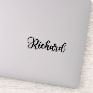 Richard Name - Handgeschriebene Kalligrafie Aufkleber