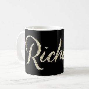 Richard Name whitegold Tasse Teetasse Kaffeetasse