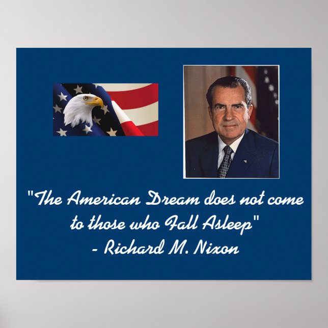 Richard Nixon American Dream Poster (Vorne)