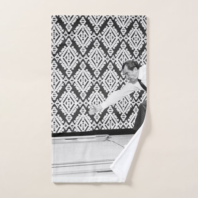 Richard Nixon Bowling (Serviette à main)