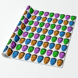 Richard Nixon in lebendigen Farben Geschenkpapier