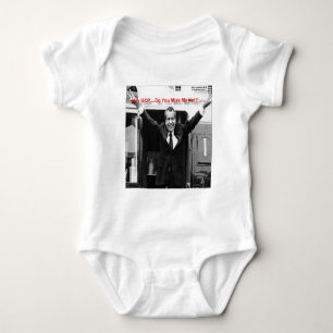 Richard Nixon "Miss Me yet?" Funny Gifts & T-Shirt Baby Strampler