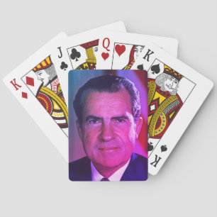 Richard Nixon, republikanischer Präsident der US-P Spielkarten