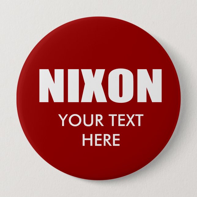 RICHARD NIXON-Wahl-Gang Button (Vorderseite)
