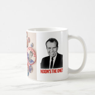 Richard- Nixonknopf-Kollektor-Tasse Kaffeetasse