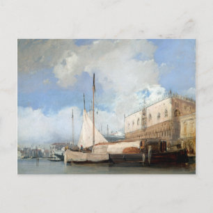 Richard Parkes Bonington The Doge's Palace, Venedi Postkarte