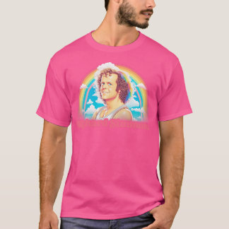 Richard Simmons Retro-Ästhetik-Regenbogen-Fan-Art T-Shirt