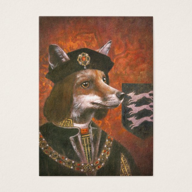 Richard the Third Fox ACEO Business Card (Vorderseite)
