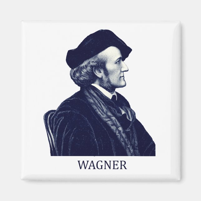 Richard Wagner, blau Magnet (Vorne)
