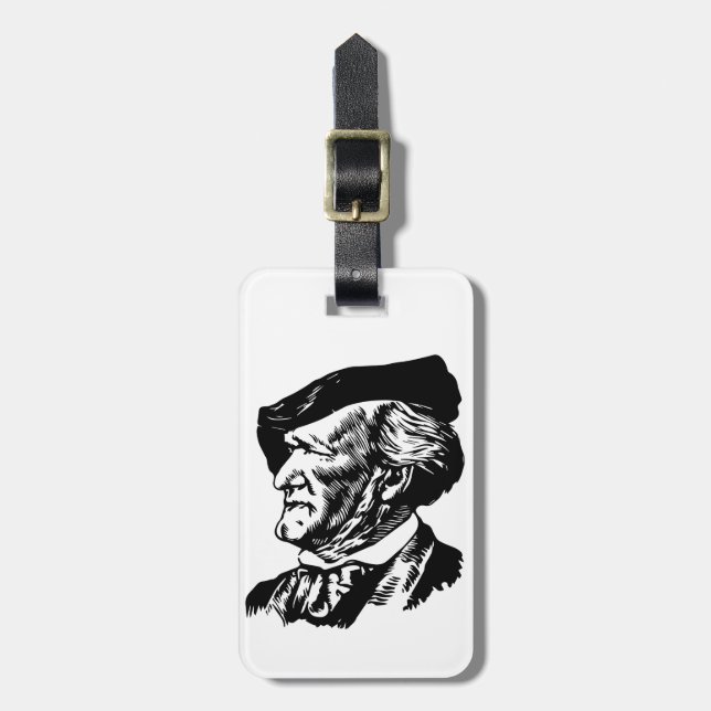 Richard Wagner Gepäckanhänger (Vorderseite vertikal)