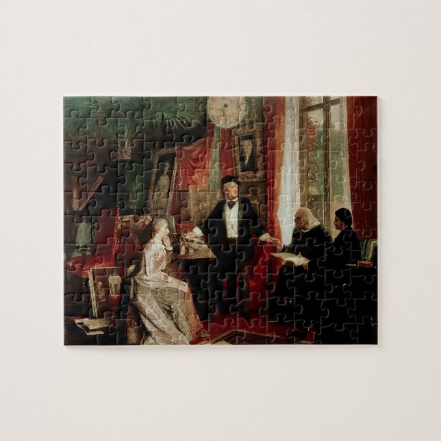 Richard Wagner mit Franz Liszt und Liszts daught (Horizontal)