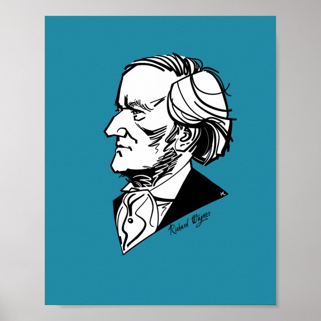 Richard Wagner Poster (Vorne)