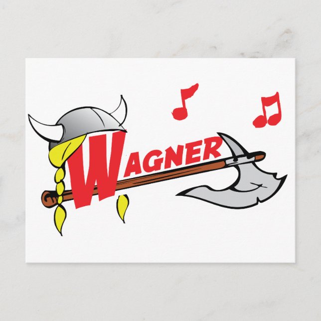 Richard Wagner Postkarte (Vorderseite)