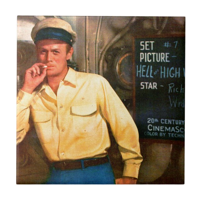 Richard Widmark ad for Hell and High Water Fliese (Vorderseite)