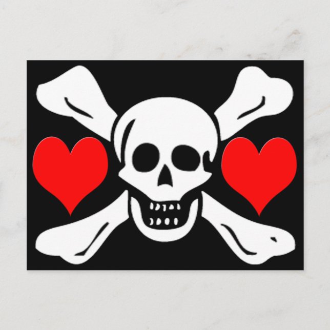 Richard Worley-Hearts Postkarte (Vorderseite)